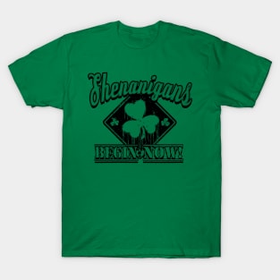 Warning Shenanigans Begin Now T-Shirt